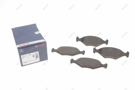 Комплект гальмівних колодок з 4 шт. дисків Bosch 0986424458