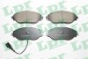 Комплект тормозных колодок из 4 шт. дисков LPR 05P1734 (фото 1)