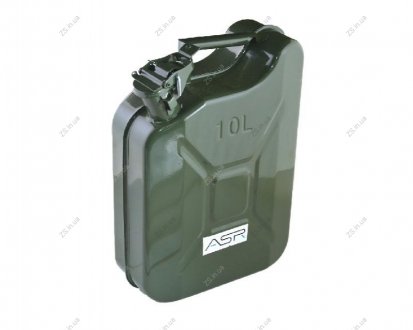 Каністра металева 10л, 0,8мм, вертикального типу ASR CM10001 (фото 1)