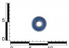 Подшипник шариковый радиальный (6301 2RS) ASR 180301 (фото 2)