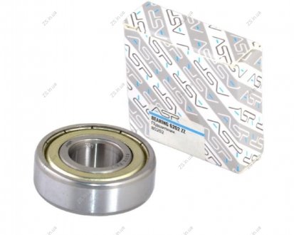 Підшипник кульковий радіальний (6202 ZZ) ASR 80202