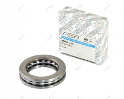 Подшипник шариковый упорный (51106) ASR 8106