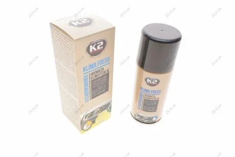 Ароматизатор (освіжувач) системи кондиціювання (лимон) PERFECT KLIMA FRESH LEMON 150мл K2 K222