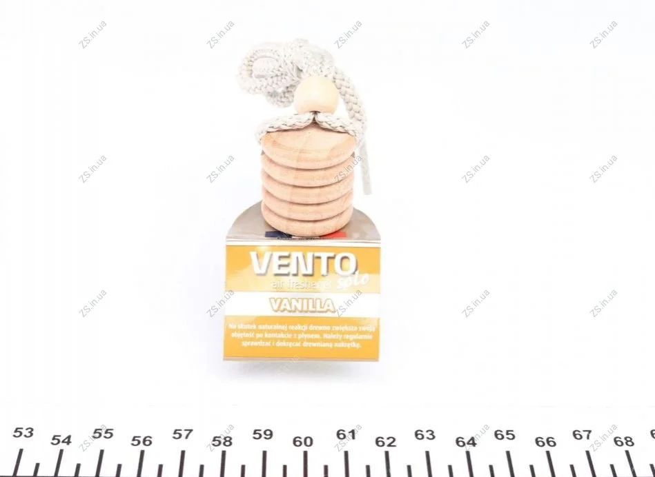 Освіжувач повітря салону VINCI VENTO SOLO REFILL VANILIA ваніль 8мл K2 V407 (фото 1)