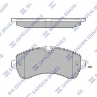 Комплект гальмівних колодок. SANGSIN SP1425