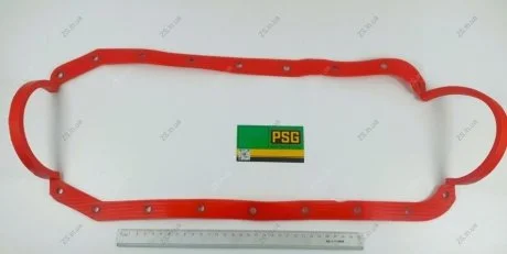 Прокладка картера масляного 4215,4216 (поддона) СИЛИКОН красная Газель PSG 4216-1009075