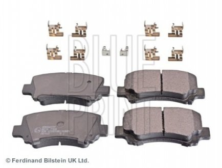 Комплект гальмівних колодок з 4 шт. дисків Blue Print ADK84221 (фото 1)