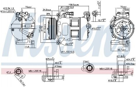 Компресор кондиціонера Nissens 890062