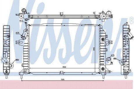 Радиатор Nissens 63115A