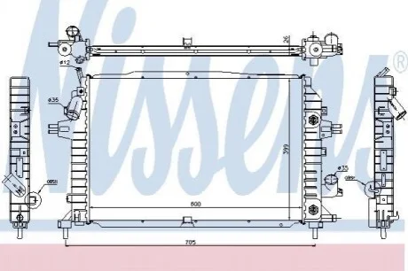 Радіатор Nissens 63115A