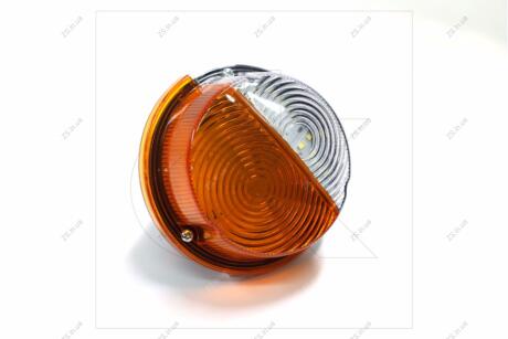 Фонарь передний Ф130 КАМАЗ, ГАЗ, МАЗ, ЗИЛ LED желт./бел. <> ДК Ф130 LED