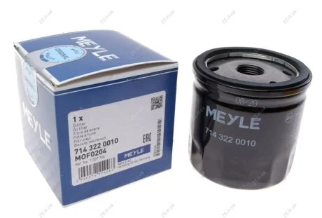 Фільтр масляний MEYLE 714 322 0010