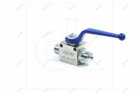 Кран шаровой гидравлический 2-х ходовой S27xS27 (М22х1,5-М22х1,5) <> ДК DK-9000