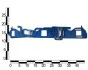 Прокладка впускной трубы ""паука ГАЗ 53, 3307, ПАЗ (коллектора впускного) синяя ASR GA360017 (фото 2)