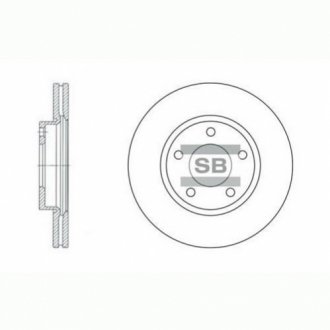 Гальмівний диск SANGSIN SD4401