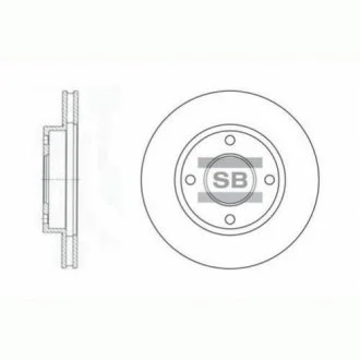 Тормозной диск SANGSIN SD3027