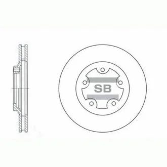 Тормозной диск SANGSIN SD1029