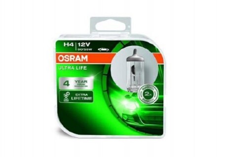 (к/т 2 шт) Автолампа (60/55W 12V P43T) OSRAM 64193ULT-HCB