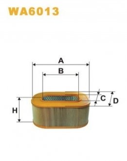 Фільтр повітря WIX FILTERS WA6013