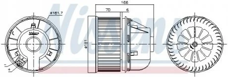 Вентилятор салона Nissens 87490