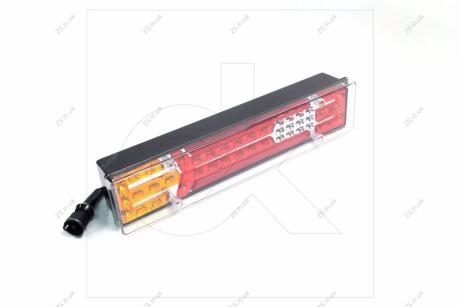 Фонарь ГАЗ 3302 задн. LED прав. (красная вставка) 12/24В <> ДК DK 3710R.01
