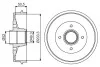 Гальмівний барабан Bosch 0986477211 (фото 2)