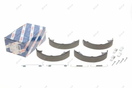 Комплект тормозных колодок из 4 шт. барабанов Bosch 0986487609