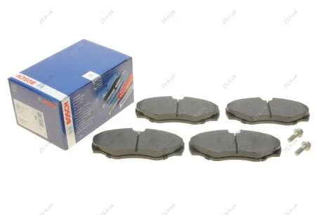 Комплект тормозных колодок из 4 шт. дисков Bosch 0986424531