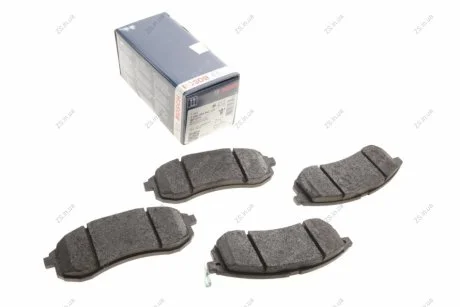 Комплект гальмівних колодок з 4 шт. дисків Bosch 0986494362