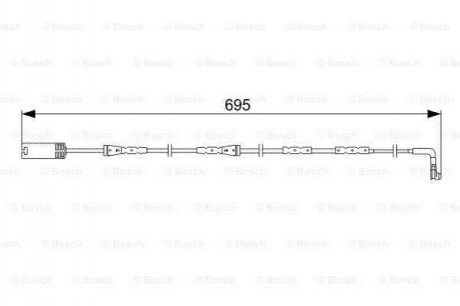 Датчик зносу гальмівних колодок Bosch 1987473050