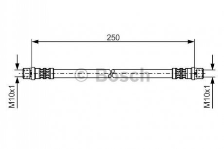 Шланг гальмівний гідравлічний Bosch 1987476309