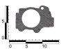 Прокладка дроссельной заслонки Daewoo Lanos (Elring 1.5 мм) OEM 96353141-El (фото 2)