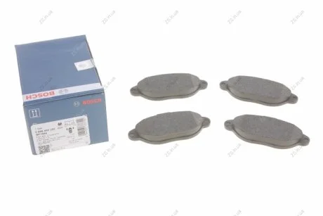 Комплект тормозных колодок из 4 шт. дисков Bosch 0986495255