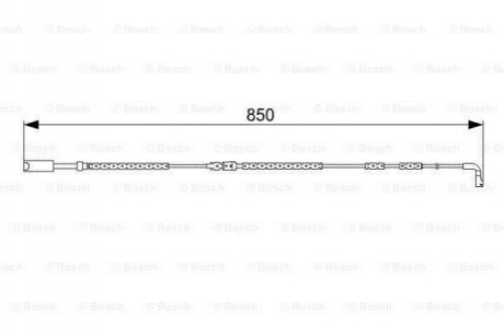 Датчик зносу гальмівних колодок Bosch 1987473030