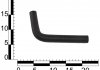 Патрубок отопителя ВАЗ 21073 инж. подводящий "уголок" армированный OEM 21073-8101200-OEM (фото 2)