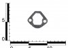 Прокладка насосу паливного ВАЗ 2101-099 (Elring 0,5 мм) OEM 21080-1106170-05-El (фото 2)