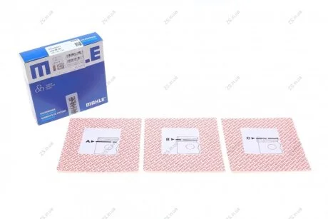 Комплект поршневых колец из 3 шт.. Knecht/Mahle 039 96 N0