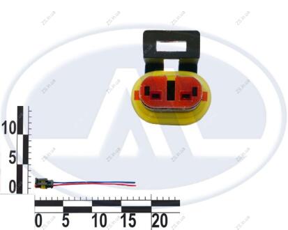 Разъем катушки зажигания ГАЗ дв. ЗМЗ 405 с проводами WATT 92578