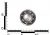 Подшипник КПП ВАЗ 2101-07, 2121-214 вал вторичный, средняя опора, РК ВАЗ 2121 (6306N) ASR 50306 (фото 2)