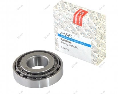 Підшипник роликовий конічний (30306/P6) "Покращена конструкція Р6" ASR 7306/P6
