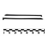 Уплотнитель лобового стекла ВАЗ 2170 боковые (к-т 2 шт.) ASR 2170-5206064/65 (фото 2)