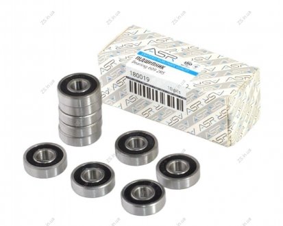 Підшипник кульковий радіальний (609 2RS) ASR 180019