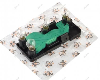 Плата заднего фонаря ВАЗ 21213 наружного, левая, в сборе с лампами, (угол) WATT 21213-3716093