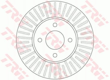 Диск тормозной TRW DF6430