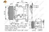 Компресор кондиціонера PEUGEOT 206 / CITROEN BERLINGO NRF 32227 (фото 5)