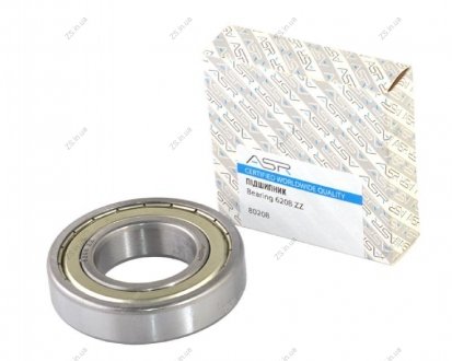 Підшипник кульковий радіальний (6208 ZZ) ASR 80208