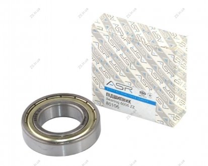 Подшипник шариковый радиальный (6006 ZZ) ASR 80106
