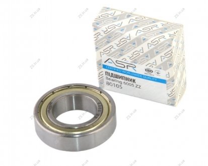 Підшипник кульковий радіальний (6005 ZZ) ASR 80105