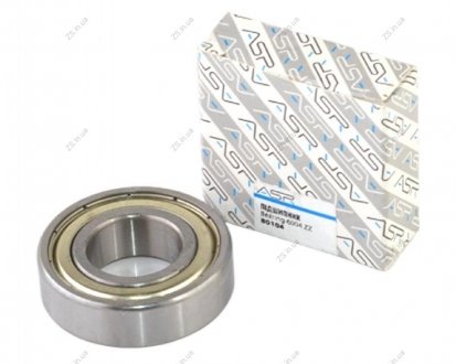 Подшипник шариковый радиальный (6004 ZZ) ASR 80104