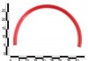 Шланг бачка расширительного ВАЗ 2103, 2106 красный ПВХ (660 мм) Pegas 2103-1303095 (фото 2)